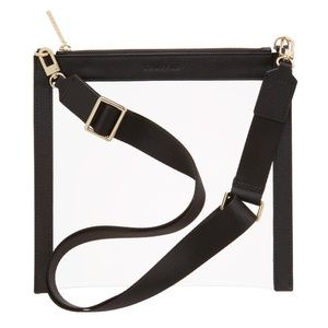 TRUFFLE Clear Crossbody Bag w/Strap